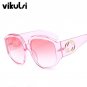 Luxury Italy Brand Designer Oversized Square Sunglasses Women Retro Round Pink Sun Glasses Female Ga