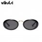 Retro Small Round Sunglasses Men Male Vintage Steampunk Oval Sunglass Women Hip Hop Red Glasses Eyew