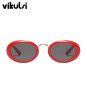 Retro Small Round Sunglasses Men Male Vintage Steampunk Oval Sunglass Women Hip Hop Red Glasses Eyew