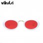 Retro Small Round Sunglasses Men Male Vintage Steampunk Oval Sunglass Women Hip Hop Red Glasses Eyew