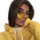 New Luxury Brand Designer Transparent Sunglasses Classic Matel Frame Men Women Cat Eye Clear Sun Gla