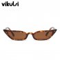 Sexy Cat Eye Sunglasses Brand Women Small Candy Colors Sunglasses Mirror Retro Sun Glasses Female Co