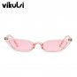 Sexy Cat Eye Sunglasses Brand Women Small Candy Colors Sunglasses Mirror Retro Sun Glasses Female Co