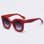 Cat Eye Sunglasses Women Luxury Brand Designer Vintage Sun glasses Female Rivet Big Frame Shades lun