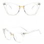 Cat Eye eye glasses frames For Women Brand Designer Eyeglasses M nail Clear Lens glasses Frame Oculo
