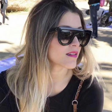 Leopard Sunglasses Women Gradient Lens Sun glasses Men Full Frame Shades Ladies Glasses Oversized Un