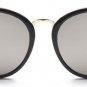 Round Oversized Stylish Female Brand Designer Pink Mirror Cat Eye Sunglasses Women Party Vintage Lad