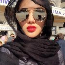 Round Sunglasses Women New Luxury Brand Designer Flat Top Mirror Pink Vintage Sunglasses Men Gafas d