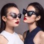 Occident Cat Eye Sunglasses Female Women Brand Designer Sun Glasses for Women New 2018 Style Oculos 