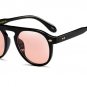 Chic Ladies Square Round Sunglasses Women Yellow Gradient Vintage Sun Glasses For Woman Retro Men Ey