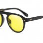 Chic Ladies Square Round Sunglasses Women Yellow Gradient Vintage Sun Glasses For Woman Retro Men Ey