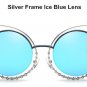 Sexy Cat Eye Sunglasses Women Fashion Coating Mirror Gradient Diamond Decoration Sun Glasses Female 