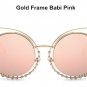 Sexy Cat Eye Sunglasses Women Fashion Coating Mirror Gradient Diamond Decoration Sun Glasses Female 