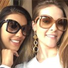Black Oversized Sunglasses Women Fashion Vintage White Brown Big Shades For Women Summer Accessories