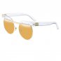 Oversized Round Sunglasses Women Vintage Clear blue pink yellow punk Rimless Sun Glasses Female male