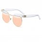 Oversized Round Sunglasses Women Vintage Clear blue pink yellow punk Rimless Sun Glasses Female male