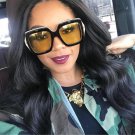 New Clip On Flip up Sunglasses Men Square Oversized Big Black Red Yellow Clamshell Sun Glasses for W