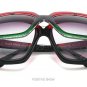 New Clip On Flip up Sunglasses Men Square Oversized Big Black Red Yellow Clamshell Sun Glasses for W