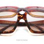 New Clip On Flip up Sunglasses Men Square Oversized Big Black Red Yellow Clamshell Sun Glasses for W