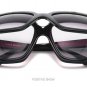New Clip On Flip up Sunglasses Men Square Oversized Big Black Red Yellow Clamshell Sun Glasses for W