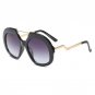 Big Frame Sunglasses Women Brand Designer Round Goggle Sun Glasses Ladies Luxury Pink Shades Gradien