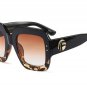 Brand Design Women Luxury Sunglasses Square Frame Female Oversized Sun Glasses Vintage Green Red Eye