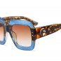 Brand Design Women Luxury Sunglasses Square Frame Female Oversized Sun Glasses Vintage Green Red Eye
