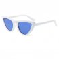 Women Small Cat Eye Red Sunglasses Newest Luxury Brand Black White Cateye Sun Glasses Ladies One Pie