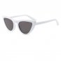 Women Small Cat Eye Red Sunglasses Newest Luxury Brand Black White Cateye Sun Glasses Ladies One Pie