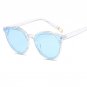 Fashion Women Colour Luxury Flat Top Cat Eye Sunglasses de sol men Twin Beam Sun glasses Alloy Fram
