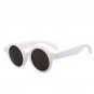Mirror Lens Round Glasses Goggles Steampunk Sunglasses Vintage Retro For men and women Eyewear