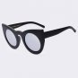 Sunglasses Women Cat Eye Sunglasses Round Frame Eyewear Coating Mirror Fashion Vintage Sun glasses G
