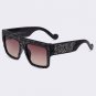 High Quality Square Sunglasses Fashion Luxury Brand Designer Diamond Flat Sun Glasses Vintage Goggle