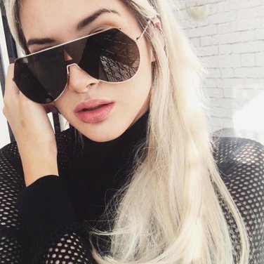 Shield Sunglasses Luxury Brand Designer Sun Glasses For Women New Fashion Eyeglasses Mirrored Lenses