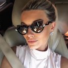 Sunglasses Semi-Rimless Fashion Luxury Diamond Decoration Sunglasses Women Summer Style Design Goggl