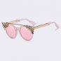 Cat Eye Sunglasses Women Luxury Diamond Decoration Reflective Coating Mirrors Shades UV400 Protectio