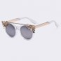 Cat Eye Sunglasses Women Luxury Diamond Decoration Reflective Coating Mirrors Shades UV400 Protectio
