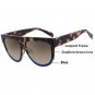 Sunglasses Fashion Women Flat Top Oversize Shield Shape Glasses Brand Design Vintage Sun glasses UV4