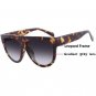 Sunglasses Fashion Women Flat Top Oversize Shield Shape Glasses Brand Design Vintage Sun glasses UV4