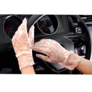 Spring and Summer Women Vintage Sunscreen Sexy Lace Gloves Lady anti-uv Gloves Female driving outdoo