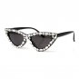 sunglasses women sexy retro cat eye Sunglasses small Red black 2018 triangle vintage Luxury diamond