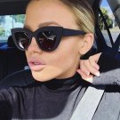 CatEye Sunglasses For Women Pink Mirror Shades Female Sun Glasses Black White Coating Cateye Aviatio