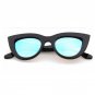 CatEye Sunglasses For Women Pink Mirror Shades Female Sun Glasses Black White Coating Cateye Aviatio