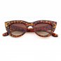 CatEye Sunglasses For Women Pink Mirror Shades Female Sun Glasses Black White Coating Cateye Aviatio