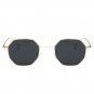 Womens Men Fashion Metal Irregularity Frame Glasses Brand Classic Sunglasses