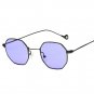 Womens Men Fashion Metal Irregularity Frame Glasses Brand Classic Sunglasses