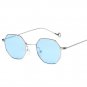 Womens Men Fashion Metal Irregularity Frame Glasses Brand Classic Sunglasses