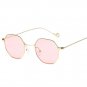 Womens Men Fashion Metal Irregularity Frame Glasses Brand Classic Sunglasses