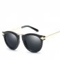 Luxury Vintage Round Sunglasses Women Brand Designer Cat Eye Sunglasses Points Sun Glasses For Women