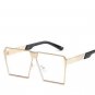 Vintage Oversized Square Sunglasses Women Brand Designer Rimless Sunglass Female Sun Glasses For Wom
